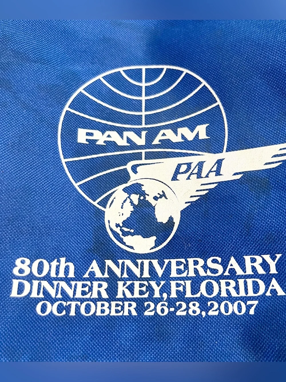 Vintage Pan Am Airlines Convention Tote Bag - Rare Find for Aviation Collectors!